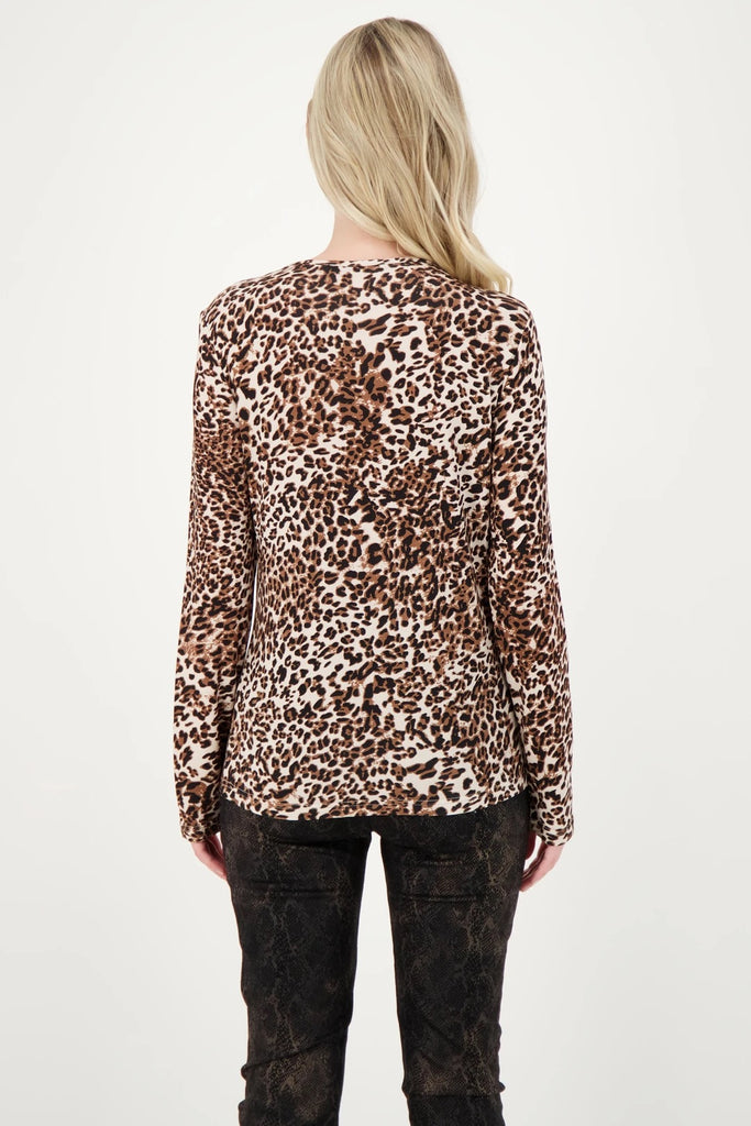 Leopard Print Long Sleeve T-Shirt