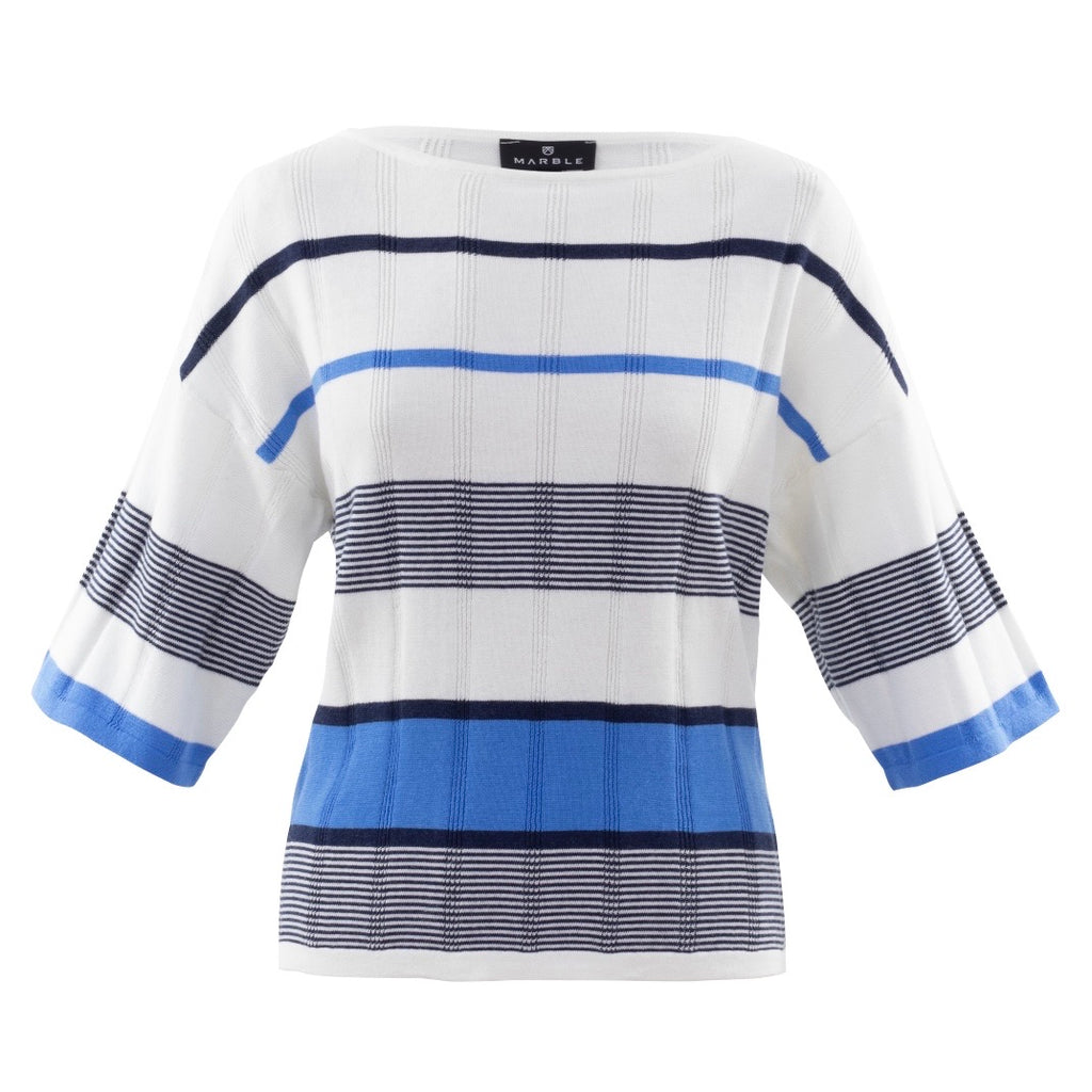 Nautical Multi-Stripe Relaxed Knit