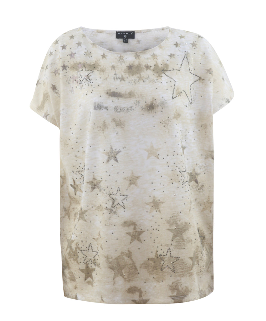 Star Embroidered T-Shirt